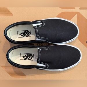 Vans Women's Classic Black Slip-On Shoes